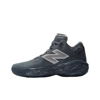 New Balance Fresh Foam BB Cushioned Slip Resistant Mid Top Basketball Shoes Unisex Gray