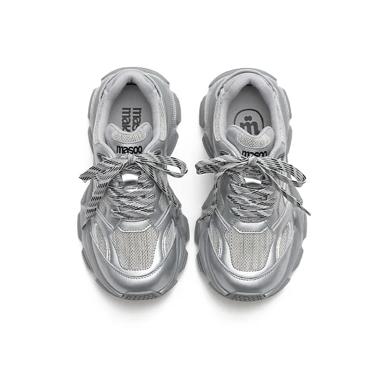 MASOOMAKE Breathable Height Increasing Low Top Chunky Sneakers Women's-27