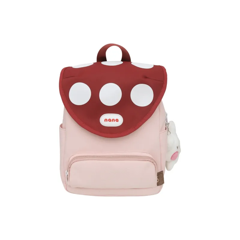 PINK·LAND Nylon Backpack Regular Women's Black/Pink/White/Green/Purple-8