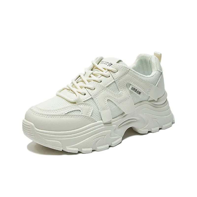 URBAN AUTHENTIC Anti Slip And Wear Resistant Height Increasing Low Top Chunky Sneakers Women's-4