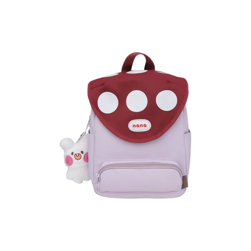 PINK·LAND Nylon Backpack Regular Women's Black/Pink/White/Green/Purple-24