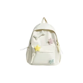 S.REPHEN Nylon Backpack Regular Women's Black/Ecru/Yellow/Green/Pink
