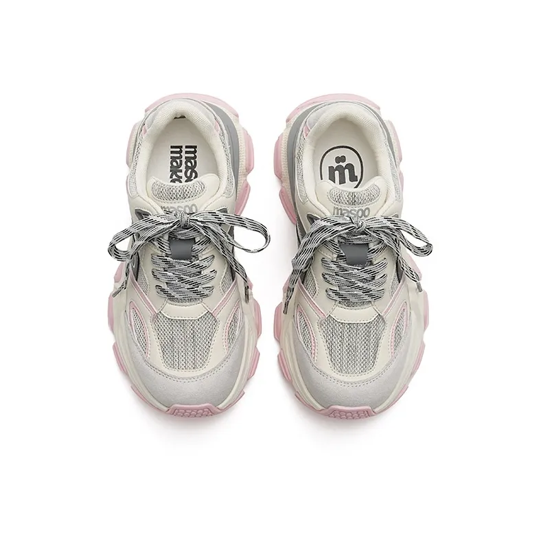 MASOOMAKE Breathable Height Increasing Low Top Chunky Sneakers Women's-19