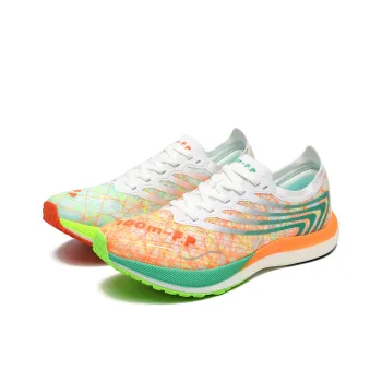 100m-F.P Hurricane 3.0 Pro Running Shoes Unisex Low-Top Orange Green Yellow