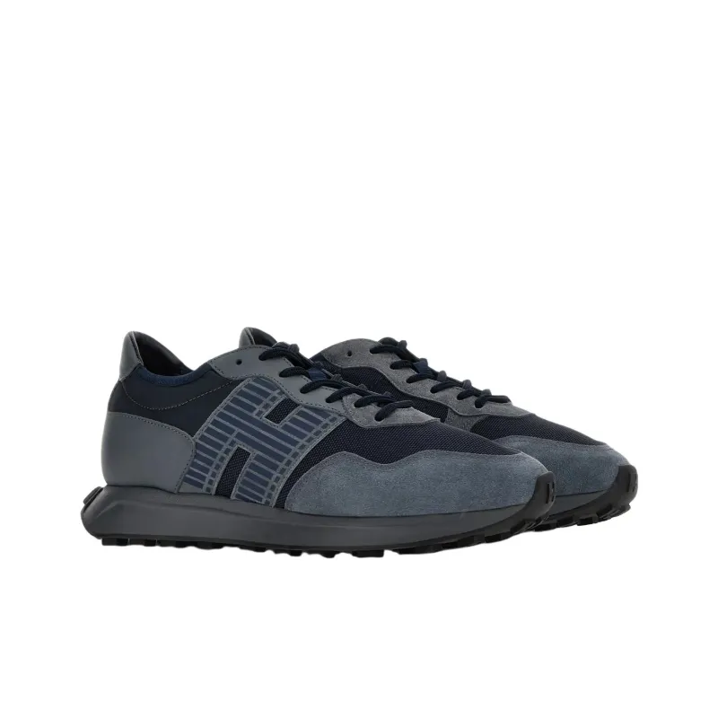 HOGAN H601 Low-Top Casual Shoes Men's Blue-2