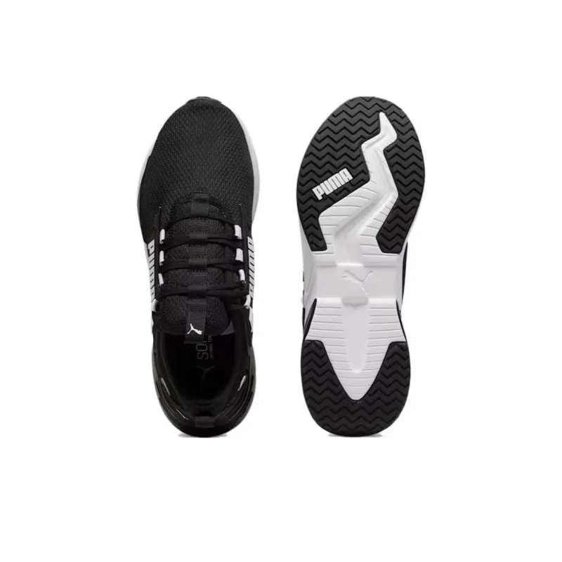 PUMA Retaliate Anti Slip Wear Resistant Low Top Casual Running Shoes Unisex Black-3