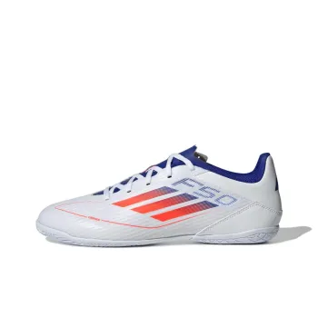 Adidas F50 Club Indoor Boots 'White Solar Red Lucid Blue'