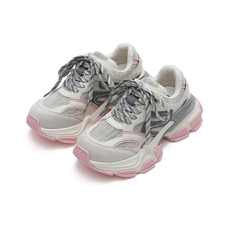 MASOOMAKE Breathable Height Increasing Low Top Chunky Sneakers Women's-16