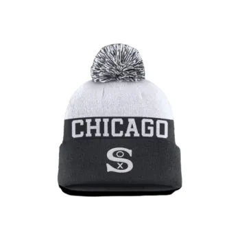 Nike Chicago White Sox Rewind Peak Men's Nike Mlb Cuffed Pom Beanie