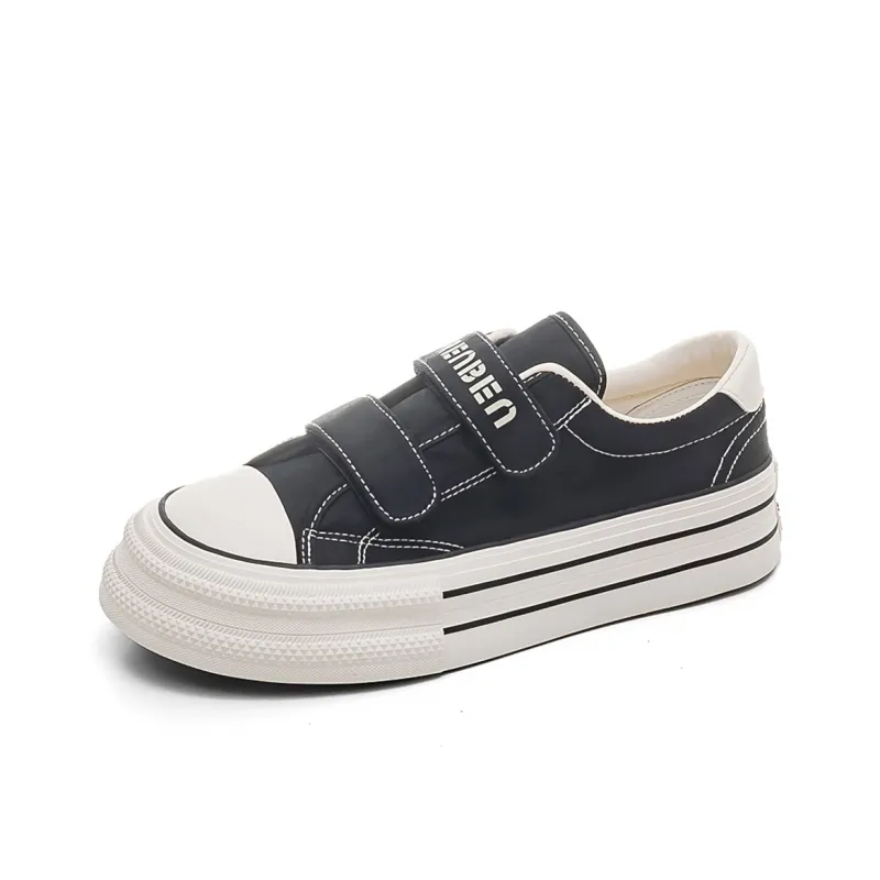 RENBEN Breathable Height Increasing Low-Top Skateboard Shoes Women's-2