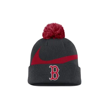 Nike Boston Red Sox Peak Men's Nike Mlb Cuffed Pom Beanie