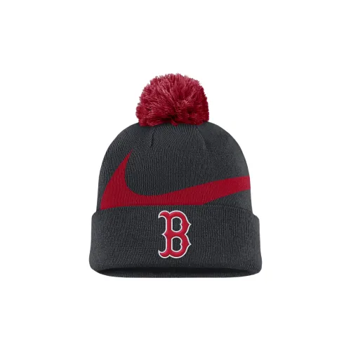 Nike Boston Red Sox Peak Men's Nike Mlb Cuffed Pom Beanie