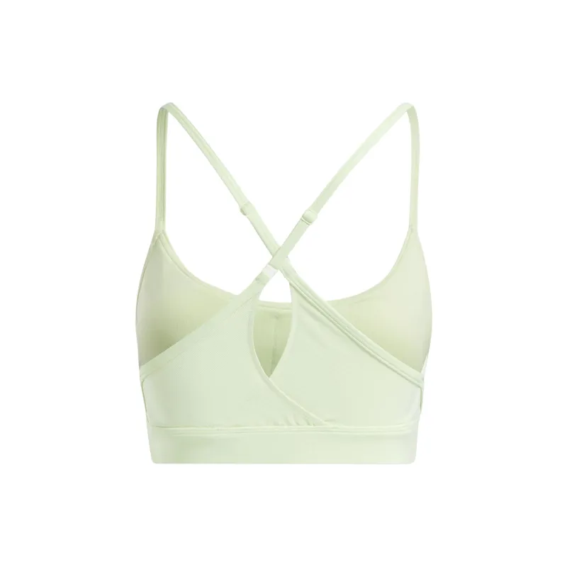 Reebok Lux Strappy Sports Bra Sports Underwear Women's Mandarin Orange Shiny-1