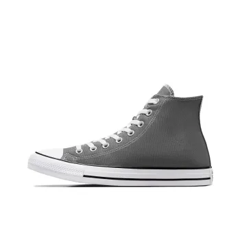 Converse Chuck Taylor All Star Anti Slip Wear Resistant High Top Canvas Shoes Unisex Gray Brown