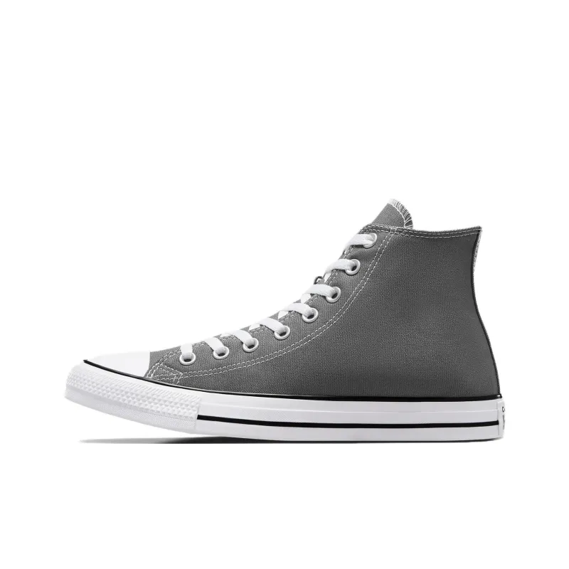 Converse Chuck Taylor All Star Anti Slip Wear Resistant High Top Canvas Shoes Unisex Gray Brown-0