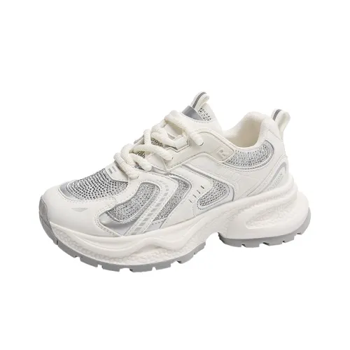 ANNAI Anti-Slip And Wear-Resistant Breathable Low-Top Chunky Sneakers Women's