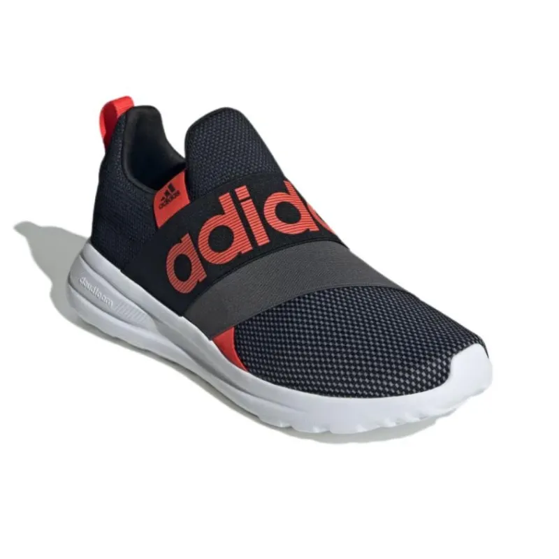 Adidas LITE RACER ADAPT 6.0 Anti-Slip Wear-Resistant Low-Top Casual Running Shoes Men's Black Red White-3