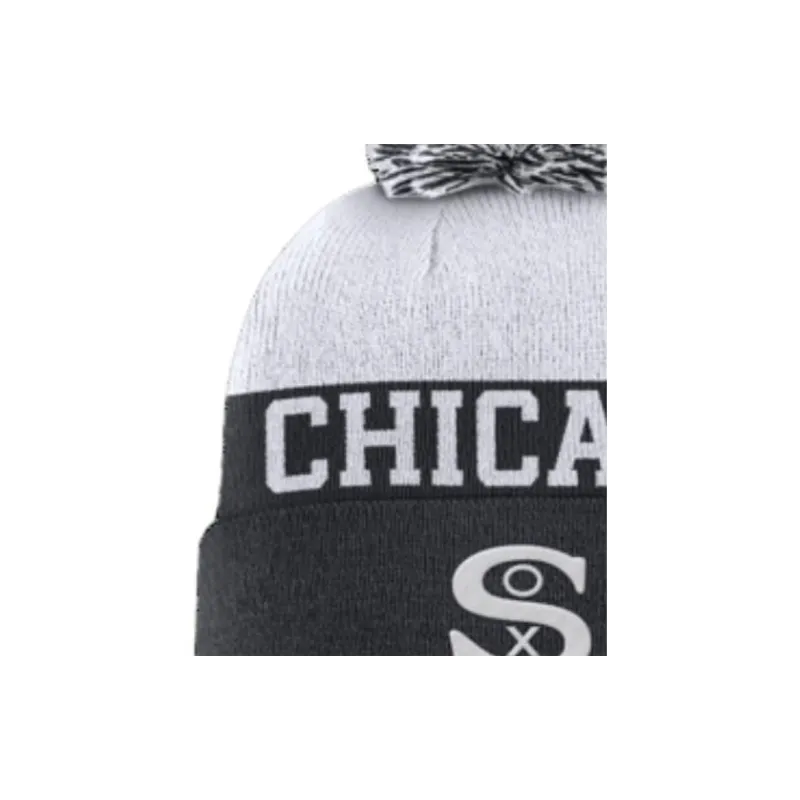 Nike Chicago White Sox Rewind Peak Men's Nike Mlb Cuffed Pom Beanie-2
