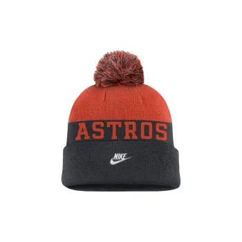 Nike Houston Astros Rewind Peak Men's Nike Mlb Cuffed Pom Beanie