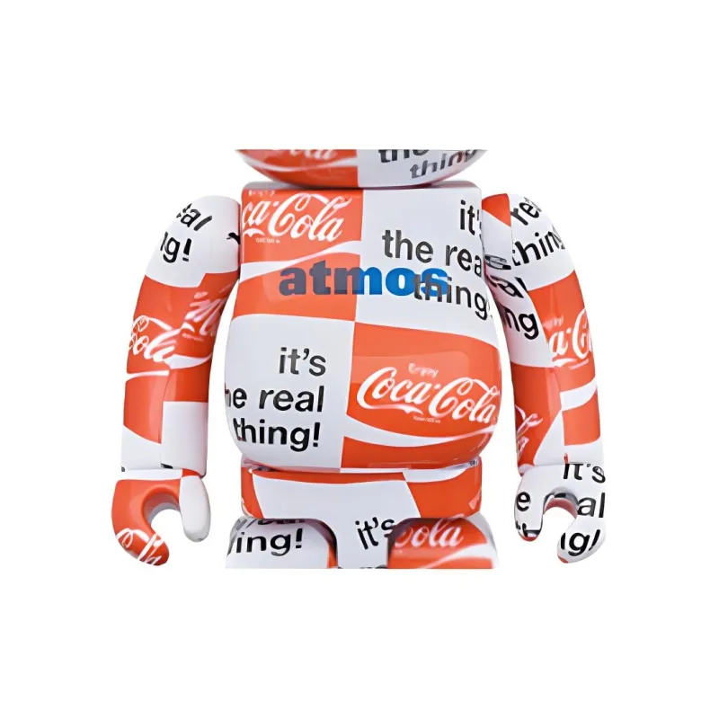 BE@RBRICK x Coca Cola/ X Atmos 400%100% Checkerboard Trendy Figures 7cm/28cm-2