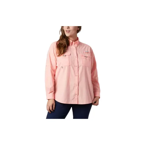 Columbia Shirts Women's Tiki Pink