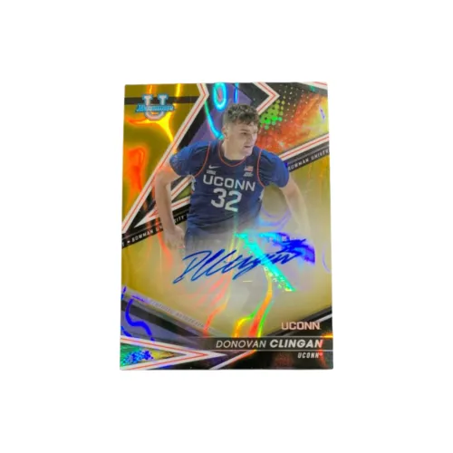 Topps Bowman 2022 23 Signature, Donovan Khen 32/75, Gold Fold, Card Pass Through Sports Cards 1 Pc