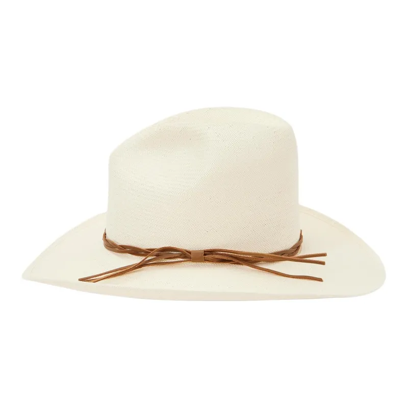STETSON Straw Silk Sun Protection Hats Unisex Ecru-0