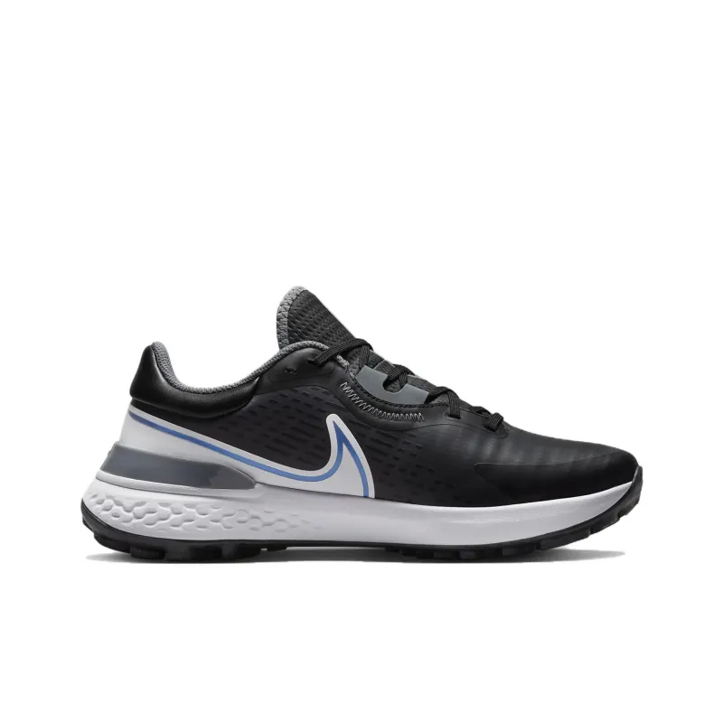 Nike React Infinity Pro 2 Shock Absorbers With Slip Resistant Features Low Top Golf Shoes Unisex Black White-1