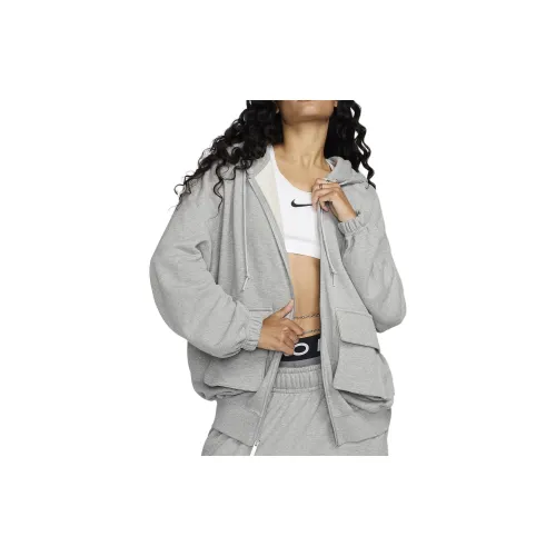 Nike Sportswear Sweatshirts Women's Dark Gray Sandalwood