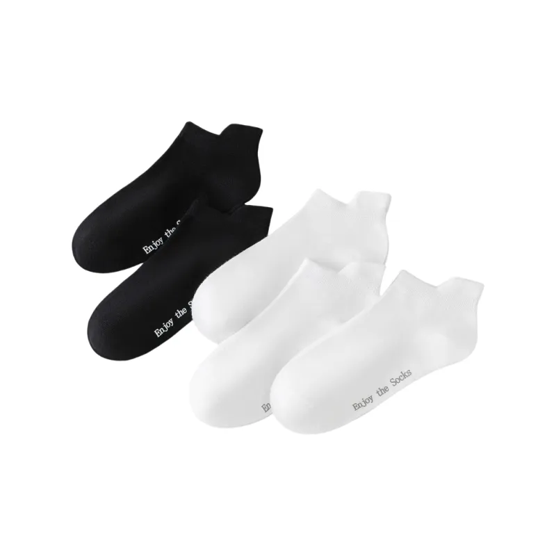 NANJIREN No-Show Socks Men's 5 Pack-0
