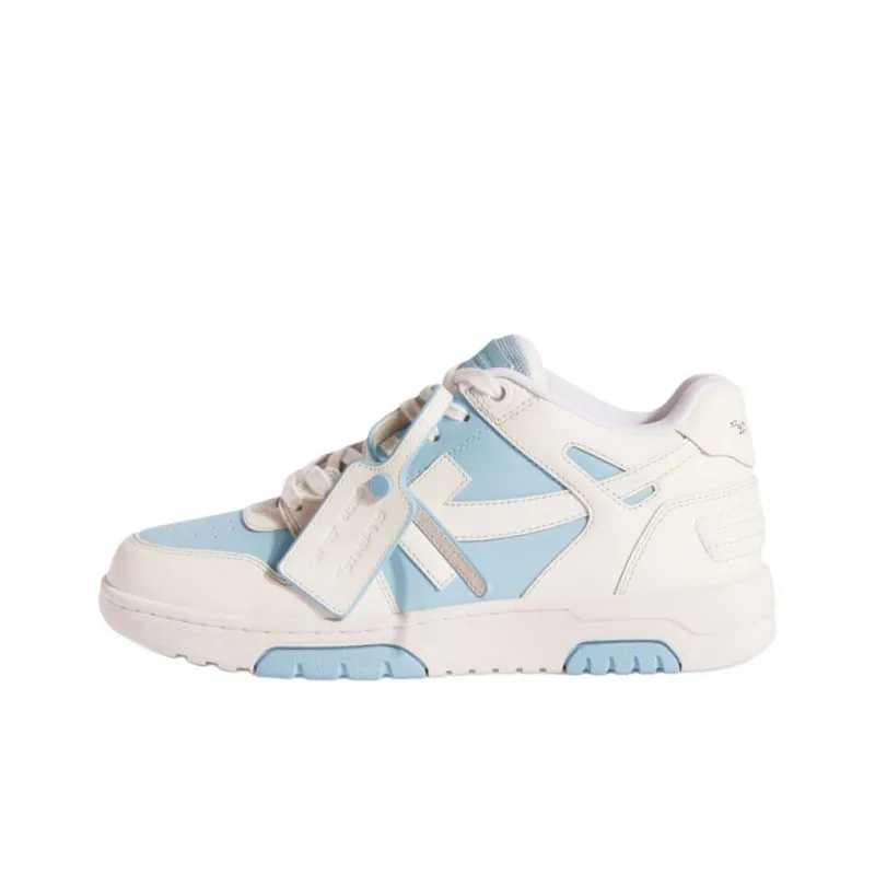 OFF WHITE Out Of Office Ooo Low Tops Light Blue White-0