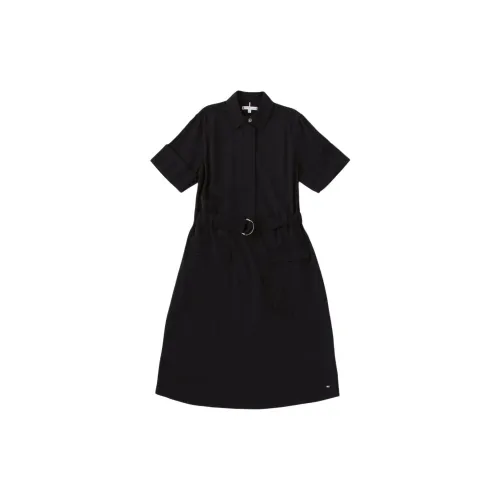 Tommy Hilfiger Short-Sleeved Dresses Women's Black