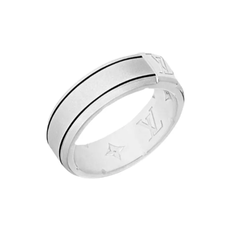 LOUIS VUITTON Lv Spike Band Ring-1