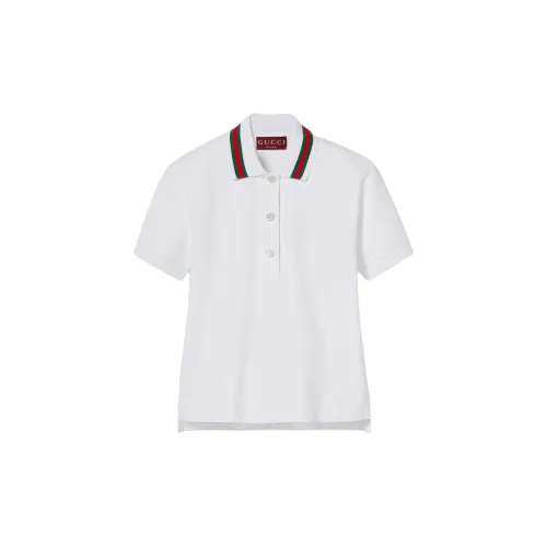 GUCCI Polo Shirts Women's White