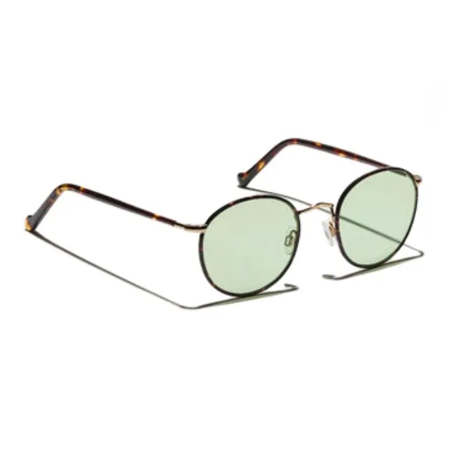 MOSCOT Subject To Official Website Round Sunglasses Men's Tortoiseshell-8