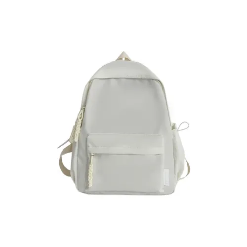 Banyanu Composite Cloth Backpack Unisex White/Black/Yellow/Green/Pink