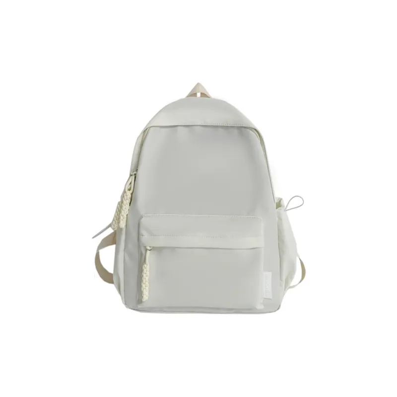 Banyanu Composite Cloth Backpack Unisex White/Black/Yellow/Green/Pink-0