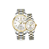 Steel Band White Dial
