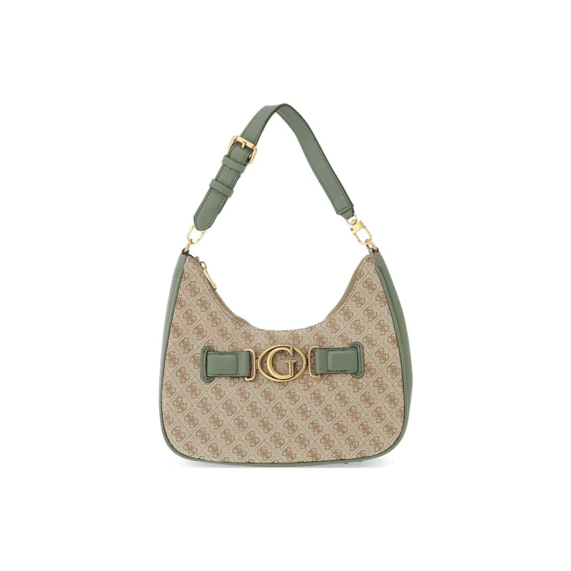 GUESS Polyester Hobo Bag, Handbag, Shoulder Bag Women's Green-0