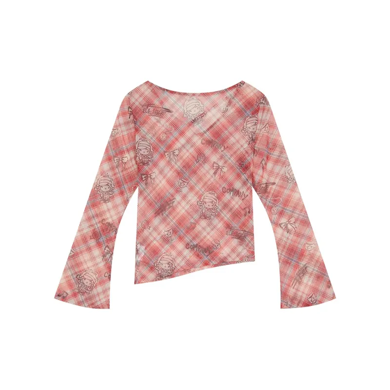 ELF SACK Chiffon Shirts Women's-1