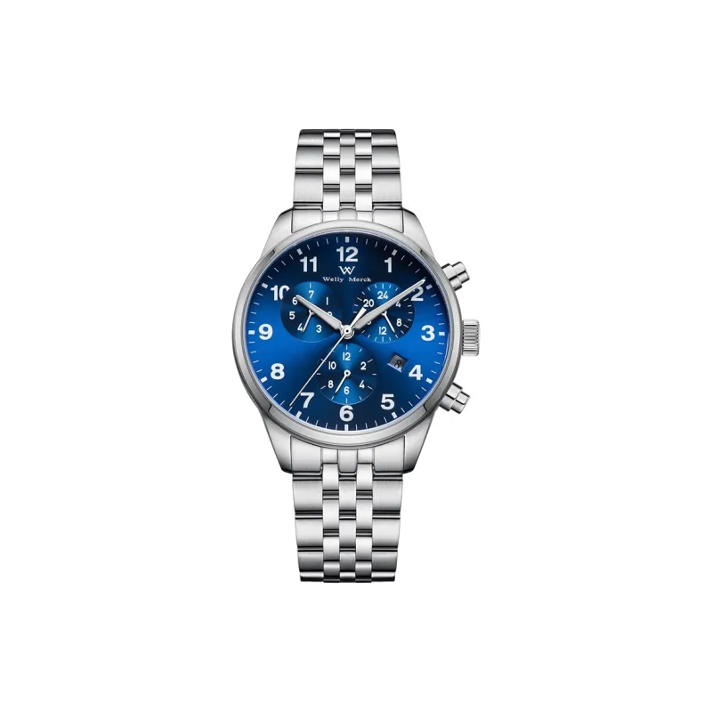 Welly Merck Automatic Mechanical Movement Watch Men's Watches Black Dial-7