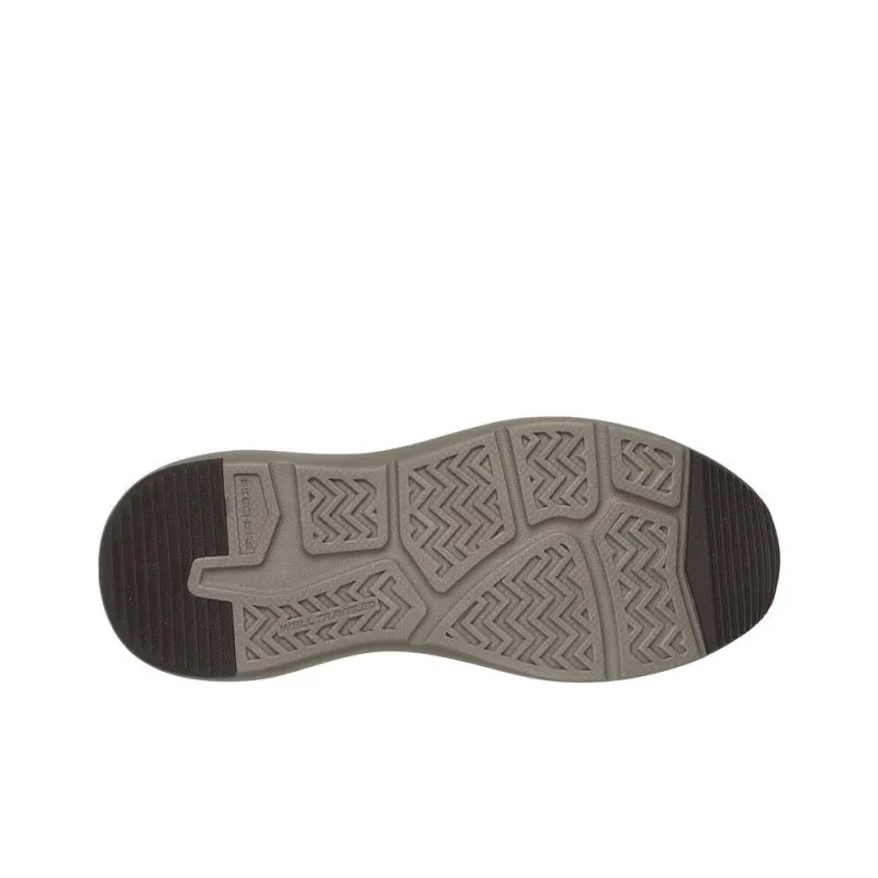 Skechers Relaxed Fit Anti Slip Wear Resistant Mid Top Outdoor Shoes Men's Brown-5