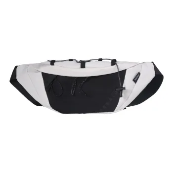 OURFUN Nylon Waist Bag Chest Bag Unisex White/Gray/Black/Khaki/Blue