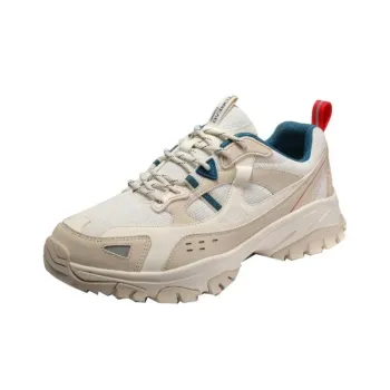 TOREAD Hiking / Trekking Shoes Unisex Low Top Ecru/Black/Light Gray