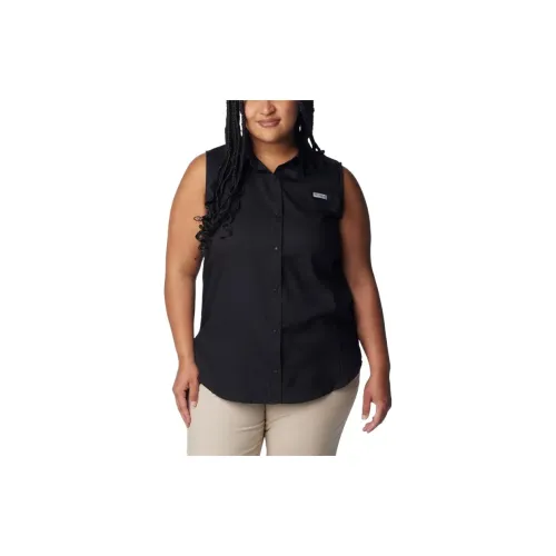 Columbia PFG Tamiami Shirts Women's Black