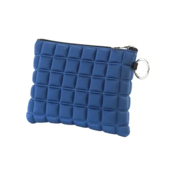 BPRIME 3D Cube Molded Fabric Wallet Mini Women's Vienna Blue