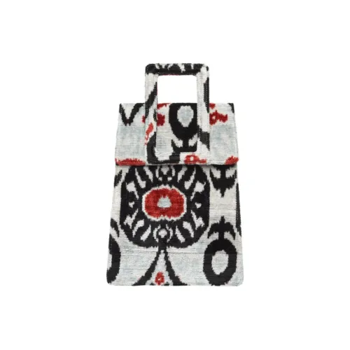 La Milanesa Handbags Black/White With Red