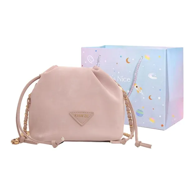 GOX PU Shoulder Bag Regular Women's White/Black/Purple/Coffee/Pink-11