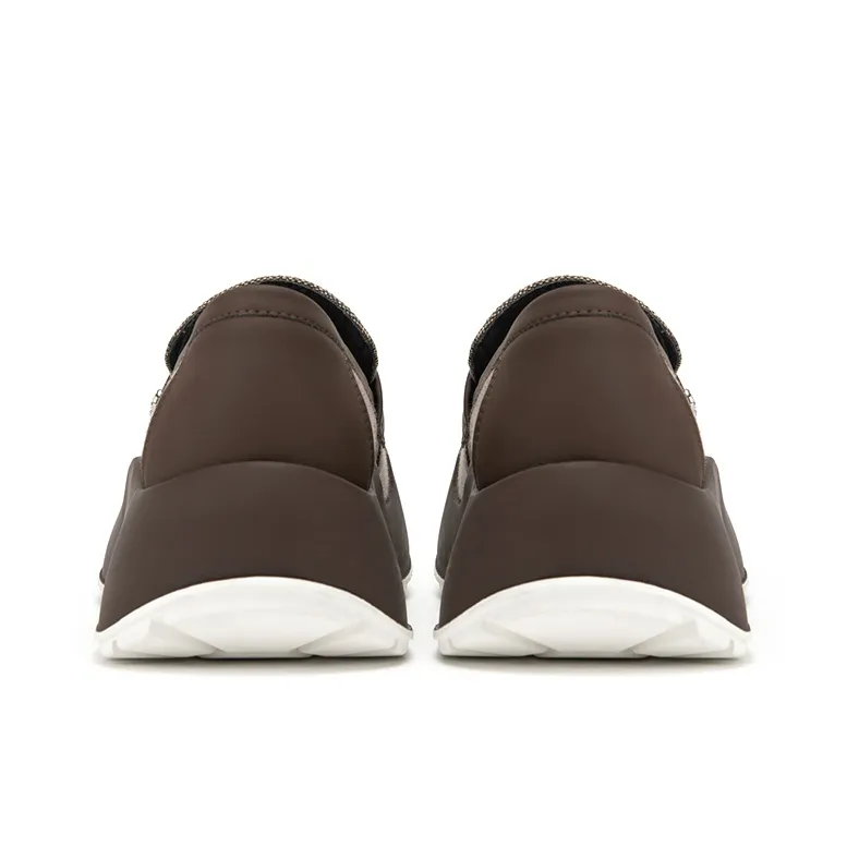 MIO Loafers Women's Black/White | Coffee/Apricot-9