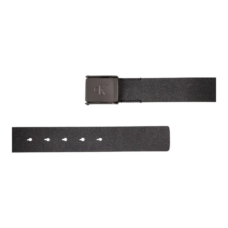 CALVIN KLEIN Cow Leather Belts Men's Space Black Width 3.8cm-1